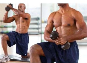 Wood chop workout for six pack abs
